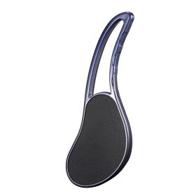 Portable Exfoliating Foot Grinder Heel Foot Rub (Color: GRAY, Options: Frosted)