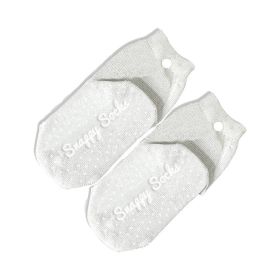 White Never Slip Socks - Single Pair (size: 1Y-2Y)